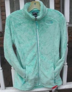 The North Face Girls Osolita Soft Fleece Jacket- OCN34- Ice Green- XL - New - Picture 1 of 1