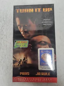 Turn It Up VHS 2001 Ja Rule Pras Michel Promotional Screener Copy Sealed New - Picture 1 of 4