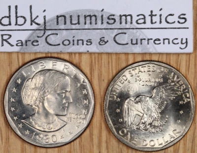 Moneda de $1 dólar 1980-S SBA Susan B Anthony - BU - Brillante sin circular Foto 1 de 2