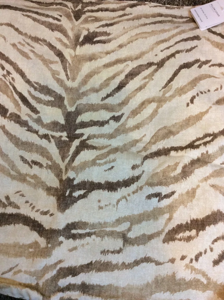 Funda Almohada Pottery Barn Cebra 20" Neutra Multi ¡NUEVA! 100% algodón Foto 1 de 1