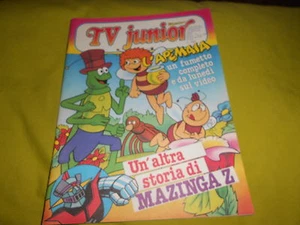 TV JUNIOR ANNO 2 NUMERO 9 1980 MAZINGA Z APEMAIA CON INSERTO CENTRALE - Picture 1 of 1