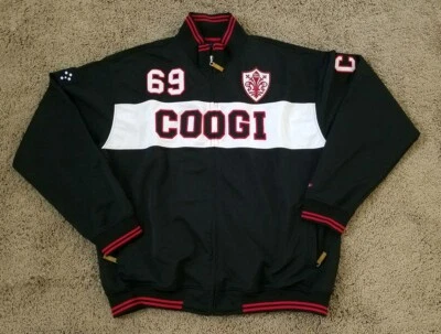Men's Coogie Long Sleeve Athletic Track Jacket Red, Black, White XL - Image 1 of 4