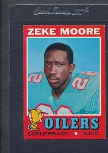 1971 Topps #043 Zeke Moore Oilers EX/MT *897 - Foto 1 di 1
