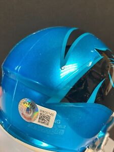 Jaycee Horn Signed Carolina Panthers Flash Mini Helmet AUTO BAS Hologram