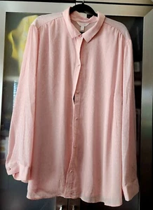 Lauren Conrad plus size Size 4X Long Sleeve/Lined Blouse 32" long Lite PINK - Picture 1 of 5