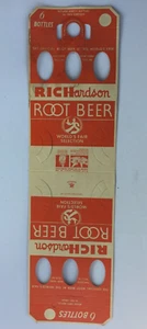 EARLY ROOT BEER Ephemera Bottle Carrier Package RICHARDSON vintage New Old Stock - Picture 1 of 13