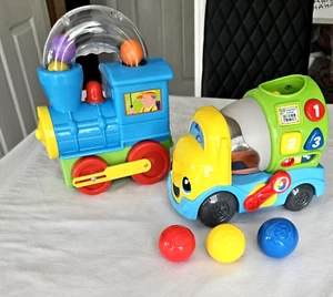 Leapfrog Popping Colour Mixer Truck Interactive Toy & Funtime Push Along Truck - Picture 1 of 21