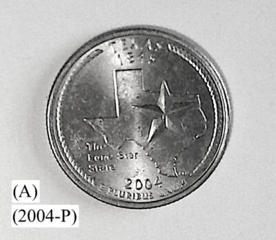 2004-P- TEXAS STATE QUARTER FROM A US MINT ROLL C- NGC PRICE CHARTS (A) - Image 1 of 4