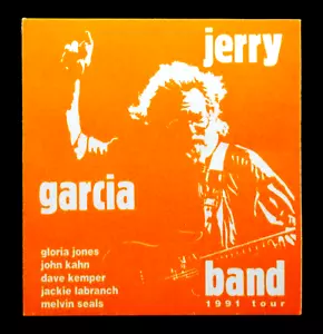 Guitarra Naranja Jerry Garcia Band Backstage Pass 1991 Tour Grateful Dead JG JGB - Imagen 1 de 10