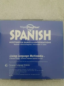 Triple Play Plus! Spanish Living Language Multimedia Learning Software Grammar 1 - Picture 1 of 2