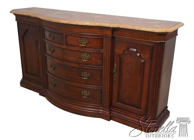 65679EC: CENTURY aparador superior de mármol sintético cerezo Credenza Foto 1 de 4