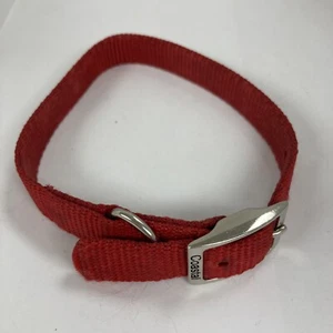 COASTAL Dog Collar Red Adjustable Nylon 11.5-13.5 Inches - Picture 1 of 3