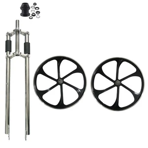 29" Bicycle Non Suspension 1" Threaded Fork w/headset & Mag Wheelset 100*135mm - Picture 1 of 10