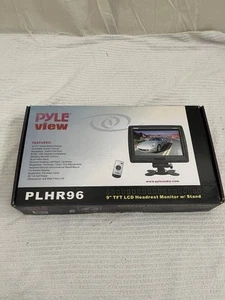 PYLE View PLHR77 7" Widescreen LCD Video Monitor w/ Headrest Shroud and Stand - Picture 1 of 3