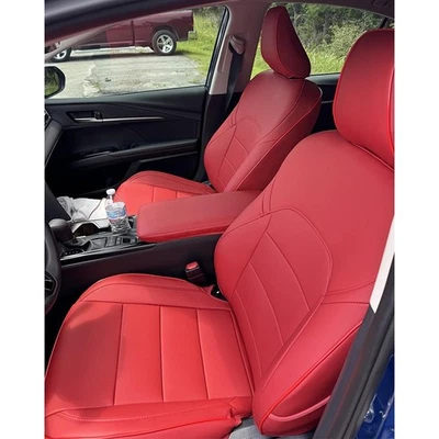 ДЛЯ 2007-2024 TOYOTA CAMRY MOTOPTES ЗАКАЗ АВТОМОБИЛЬНОЕ СИДЕНЬЕ КОЖАНЫЕ ЧЕХЛЫ ВОДОНЕПРОНИЦАЕМЫЙ - Изображение 1 из 4