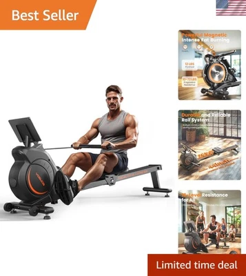 Máquina de Remo Magnética de Alto Rendimiento con Potente Resistencia y Comodidad Foto 1 de 4