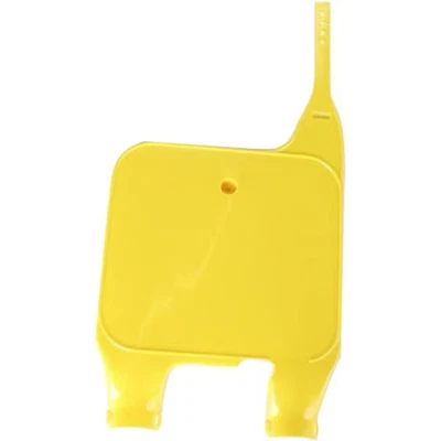 Placa de matrícula delantera UFO Plastics - 01-07 amarilla motocicleta bicicleta de calle moto de cross Foto 1 de 4