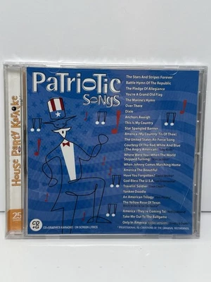 Patriotic Songs Collection House Party Karaoke CD 2003 Brand New Factory Sealed - Image 1 of 4