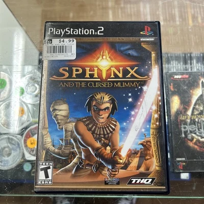 Sphinx and the Cursed Mummy (Sony PlayStation 2, 2003) Complete - Image 1 of 4