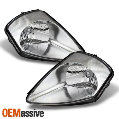 Faros de repuesto cromados Fit 2000-2005 Mitsubishi Eclipse L+R Foto 1 de 4