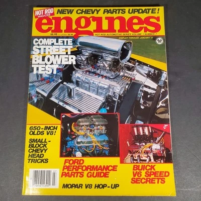 Hot Rod Magazine “ENGINES” Vol 1 No. 7 Small Block Chevy Mopar V8 Buick V6 - Image 1 of 4