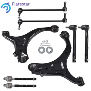 07-12 For Santa Fe Kit Control Arm Ball Joint Sway Bar Link Tie Rod End LH RH 8X - Picture 1 of 11