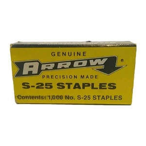 Vintage Arrow 1.000 S-25 Heftklammern für M-25, DC-25 und A-44 Hefter, New Jersey - Bild 1 von 7