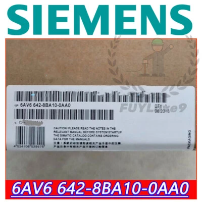 New Siemens 6AV6642-8BA10-0AA0 6AV6 642-8BA10-0AA0 Touch Screens Fast Delivery - Image 1 of 4