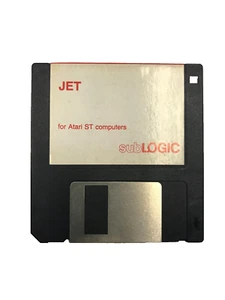 Jet for Atari ST on 3.5" Floppy Disk - subLOGIC - Picture 1 of 1