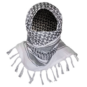 Original Cotton Keffiyeh Tactical Arab Scarf Wrap Shemagh
