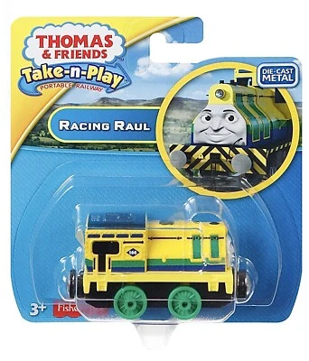 Thomas & Friends Take n Play Racing Raul TOTALMENTE NUEVO en Paquete Foto 1 de 3