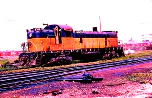 DUPLICATE EKTACHROME SLIDE MILWAUKEE ROAD ALCO RS-3 #458 - Picture 1 of 1
