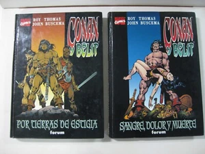 LOTE 2 TOMOS CONAN Y BELIT-FORUM 1995-PLANETA DE AGOSTINI-ROY THOMAS-JOHN BUSCEM - Imagen 1 de 13