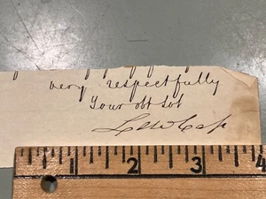 Lewis Cass US Secretary of State War Senator autograph clipped signature - Picture 1 of 1