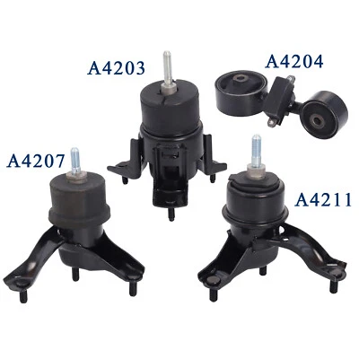 4pcs Engine Motor & Trans Mount for 2002-2003 Nissan Maxima V6 3.5L Auto Trans - Image 1 of 4