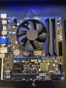 MSI Mainboard Bundle Intel Core I5-4460 8gb RAM Mit Blende - Picture 1 of 5