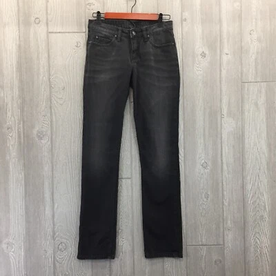 CARHARTT Womens 26x32 Texas Pant Jeans Black Stretch Denim Farm Ranch Waist 29 Foto 1 de 4