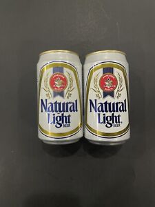 Natural Light Beer Cans. Early 1990 ‘s. TM on 1 Can. Other R to Right of Light.