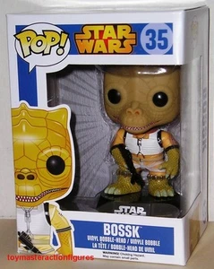 FUNKO 2014 POP STAR WARS BOSSK #35 BOBBLE HEAD CAJA SELLADA MIMB en stock - Imagen 1 de 5