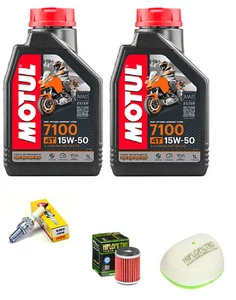 Kit Inspección Yamaha WR250/WR400 7100 15W50 Filtro de Aire Aceite Vela NGK - Imagen 1 de 4