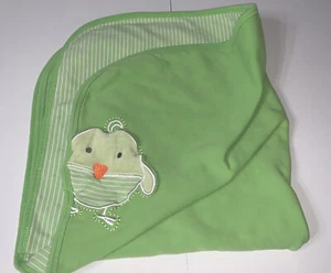 Vintage The Children’s Place Babydecke Security Lovey grün Küken Streifen - Bild 1 von 7