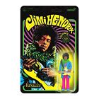 SUPER7 Jimi Hendrix Blacklight (are You Experienced) - 3.75" Jimi Hendrix Action