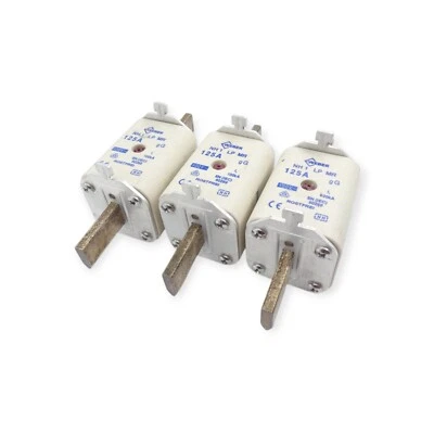 3 Piece Weber NH 1 LP MR Fuse Block 125A - Image 1 of 3