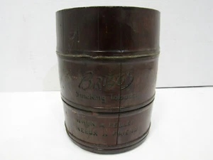 OLD WOOD Briggs Tobacco Barrel Humidor Tobacco Advertising Pipe Cigarette Smoke - Picture 1 of 3