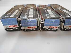 New Lot of 4 Bosch 6715 Platinum Plugs HR8JPP302V
