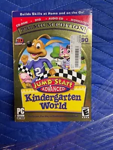PC CD-Rom Learning Games - Jumpstart Advanced Kindergarten World Premium Edition - Picture 1 of 8
