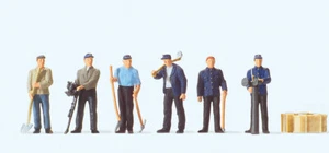 Preiser 10602 Standing Railway Construction Workers, H0 - Picture 1 of 1