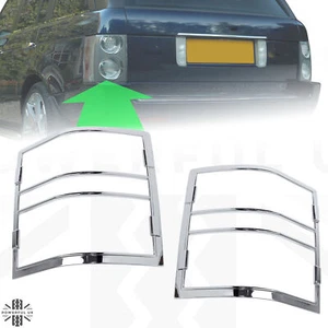 2x Rücklichtblenden Blenden in Chrom für Range Rover L322 2002-13 Vogue Guards - Bild 1 von 9