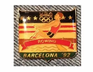 Pin Olímpico de Remo ~ Juegos de Verano de Barcelona 1992 ~ Equipo de EE. UU. ~ Recaudación de Fondos - Imagen 1 de 1