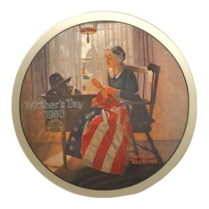 Norman Rockwell 1980 Mother’s Day Knowels Collectible Plate Limited Edition - Picture 1 of 3